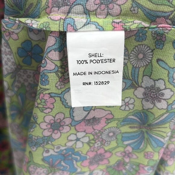 Lovers & Friends Floral Set Ring My Bell Robe And Shorts Size Small - Picture 8 of 16